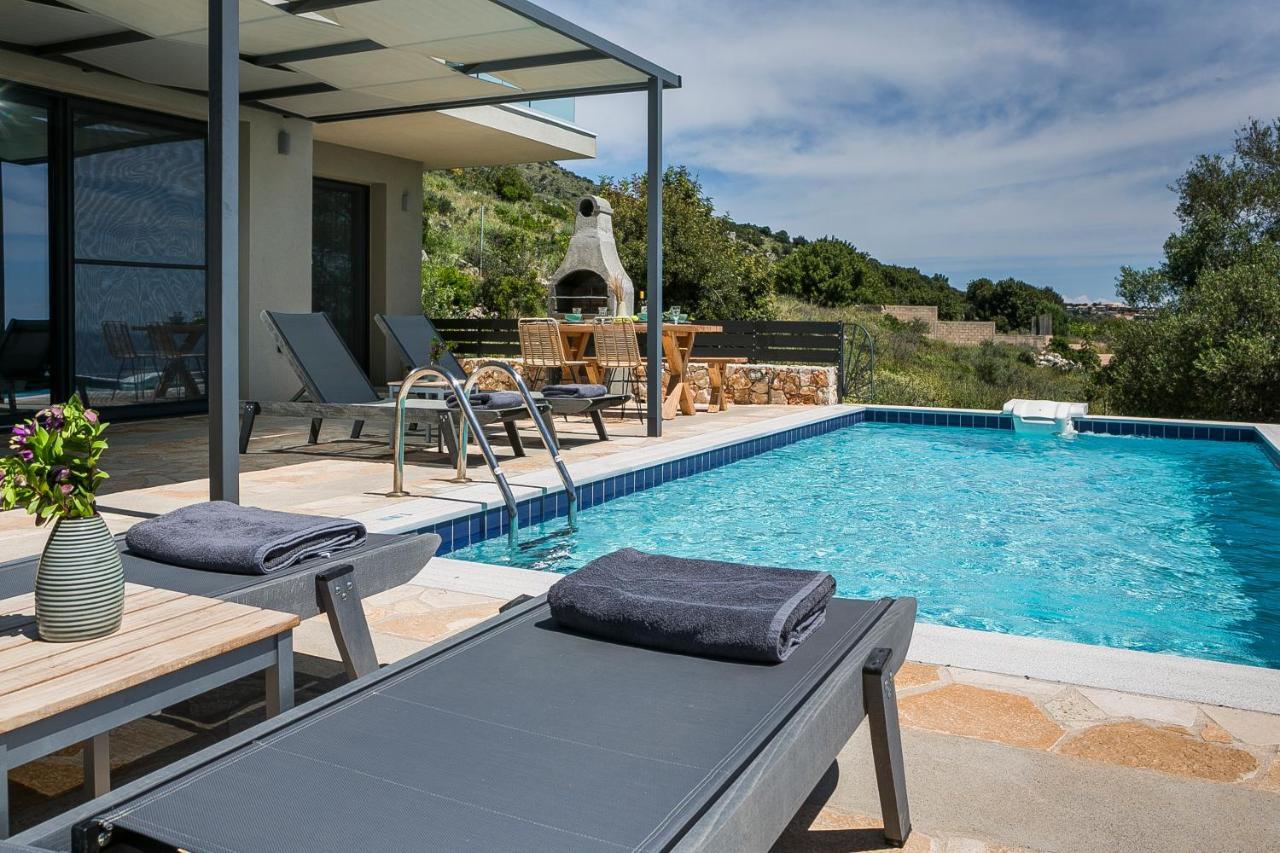 Villa Blue Sea Spathíon Exterior foto
