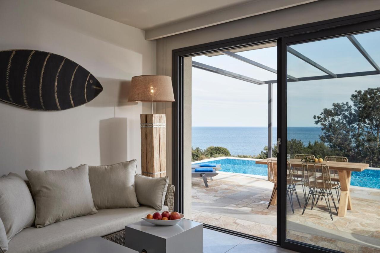 Villa Blue Sea Spathíon Exterior foto